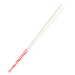 many aromatic incense sticks in cartoon hand drawn style isolated on background with clipping path. design element for religion, spirituality concept.