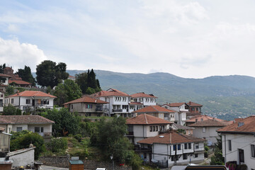 Fototapeta na wymiar view of the city of Ohrid in Northern Macedonia