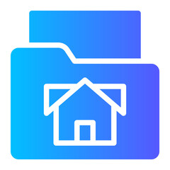 home document gradient icon