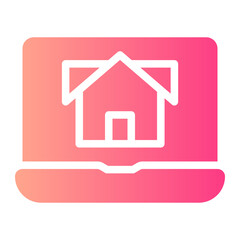laptop gradient icon