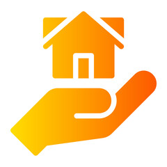 mortgage gradient icon