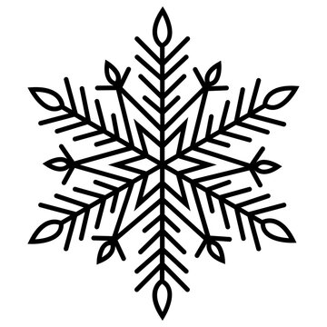 Christmas snowflake svg, Winter illustration