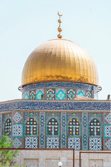 Dome of Rock Mosque Structure in Iraq | Najaf Karbala Highway Close up