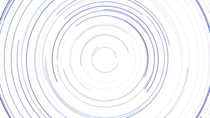 Fototapeta na wymiar Blue purple round lines abstract tech futuristic background
