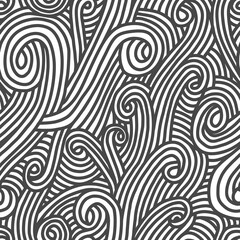 Obraz premium Seamless wind or water wave pattern.