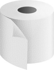 Paper toilet roll tissue icon