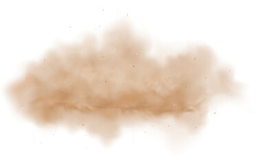 Dust sand cloud dirt air smog illustration - obrazy, fototapety, plakaty