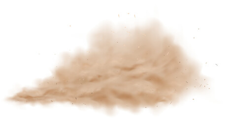 Dust sand cloud dirt air smog illustration - obrazy, fototapety, plakaty
