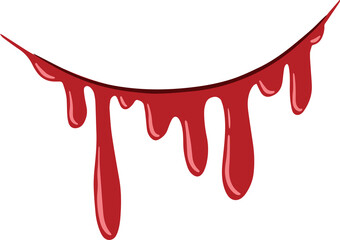 Blood Wound Splatter Illustration
