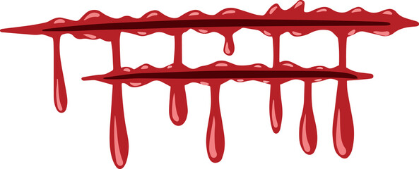 Blood Wound Splatter Illustration

