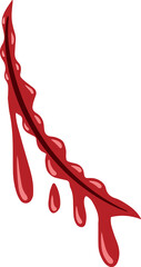 Blood Wound Splatter Illustration
