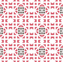 Geometric pattern. Seamless vector background. Ethnic graphic design.