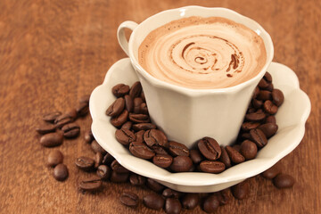Cup of cappuccino