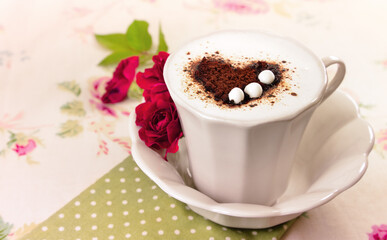 Cup of cappuccino