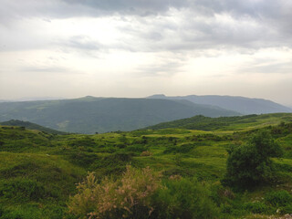 landscape with clouds