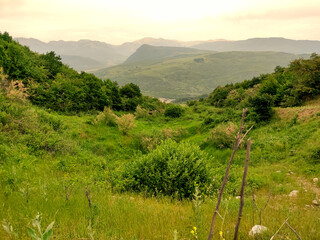 landscape in the mountains