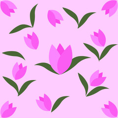 Fototapeta na wymiar colorfull tulip blooms for design