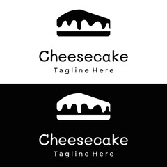 Cake or bakery logo template vector design.Sweet cake, birthday cake, cup cake, cake with cherries. Logo for business, cake shop, cake shop etc.