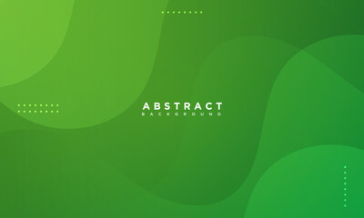 Green waves background vector. Fluid gradient shapes composition. Futuristic design posters. Trendy.