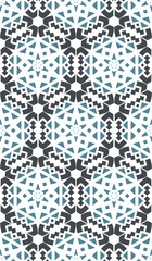 Fototapeta premium Geometric pattern. Seamless vector background. Ethnic graphic design.