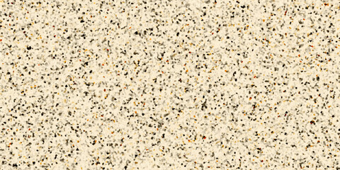 Beautiful beige terrazzo stone texture, pebble stone background.Vector modern terrazzo style seamless pattern.material for decoration background texture, interior design.><