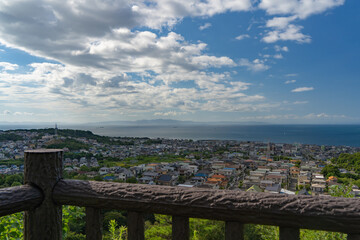 丘の上から見る阪南市の街並み