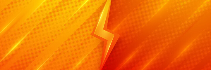 Simple background with red and orange color. Abstract background with abstract halftone dots.