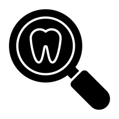 Premium download icon of search tooth