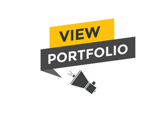 View portfolio Colorful label sign template. View portfolio symbol web banner.
