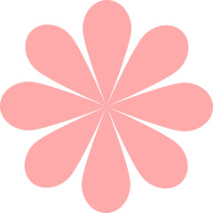 pink flower illustration