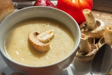 soup with mushrooms