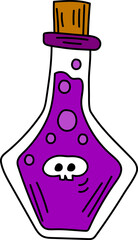 poison halloween celebration cartoon art