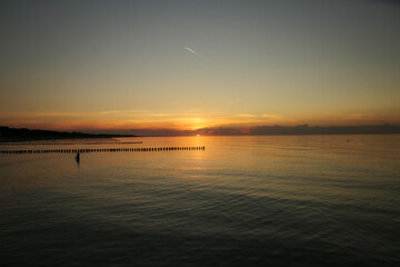 Fototapeta premium Sonnenuntergang am Strand