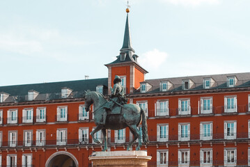 Naklejka na ściany i meble Madrid's Plaza Mayor