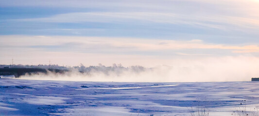 Obraz premium landscape with fog