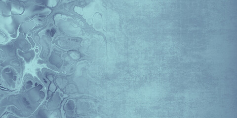 blue marble and grunge texture with copy space