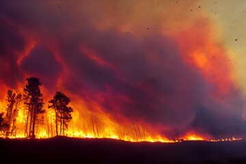 forest wild fire 
