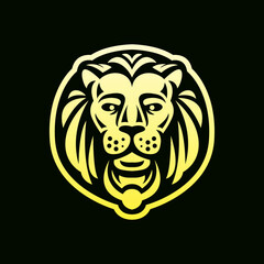 lion head vector