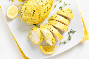 Baked turmeric chicken breast