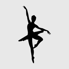 Fototapeta na wymiar Ballet SVG Cut File, Ballerina Svg, Ballet Dance Svg, Ballet Dancer Svg, Beautiful Lady Svg, Lady Dancer, 