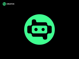 Blade Bot logo concept for nft marketplace