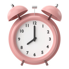 Alarm clock. 3D illustration.