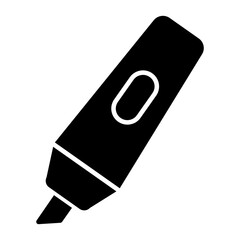 Premium design icon of highlighter