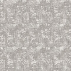 French grey irregular mottled linen seamless pattern. Tonal country cottage style abstract speckled background. Simple vintage rustic fabric textile effect. Primitive texture shabby chic cloth.