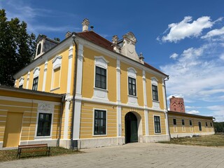 Baroque palace Eltz Manor  in Vukovar - Slavonia, Croatia (Schloss Eltz in Vukovar - Slawonien, Kroatien or Barokni Dvorac Eltz u Vukovaru - Slavonija, Hrvatska)