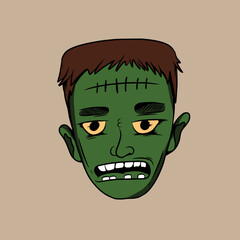 halloween mask vector illustration made especially for advertising branding use and much more
