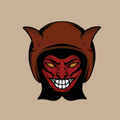 red devil vector illustration made especially for advertising branding use and much more
