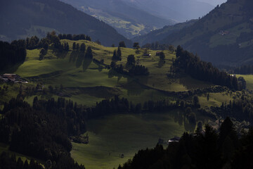 Landschaft und Schatten