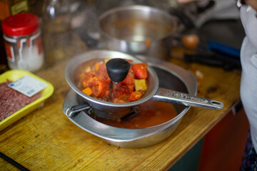 chef preparing food