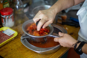 chef preparing food